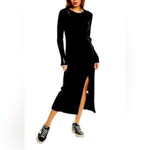 Grey State NWT Sz S Moxie Dress in Deep Black